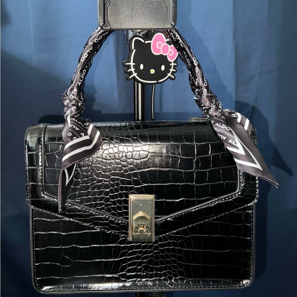 Aldo crocodile print purse style